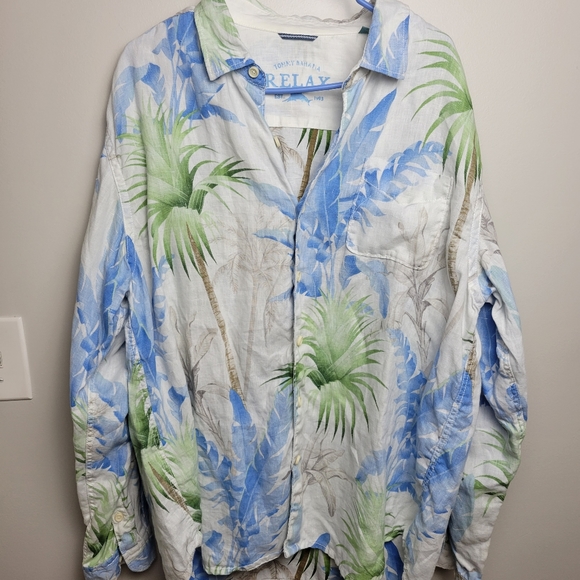 Tommy Bahama Other - Tommy Bahama Relax Linen Button Up Xl Tropical
